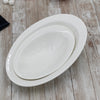 White Ceaser Salad Bowl 11