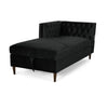 Tufted Velvet Sectional Storage Sofa with Chaise Lounge