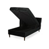 Tufted Velvet Sectional Storage Sofa with Chaise Lounge