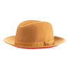 King (Canary Yellow) Center Creased Fedora Hat