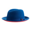 King (True Blue) - Classic Center-creased Fedora