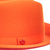 King (Tiger Orange) - Center Creased Fedora