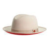 King (Sandy Beige) Center Creased Fedora Hat