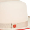 King (Sandy Beige) Center Creased Fedora Hat