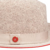 King (Mixed Beige) Center Creased Fedora Hat