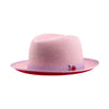 King (Passion Purple Straw) Fedora Hat