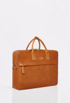 Tan Leather Briefcase 'Salerno'