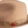 Prince (Golden Honey) Pinched Crown Fedora Hat