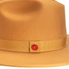 Queen (Canary Yellow) Pinched Crown Fedora Hat