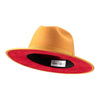 Queen (Canary Yellow) Pinched Crown Fedora Hat