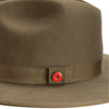 Queen (Olive Green) Pinched Crown Fedora Hat