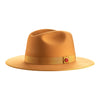 Queen (Canary Yellow) Pinched Crown Fedora Hat