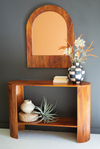 Mango Wood Tambour Framed Mirror