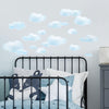 Sky Blue Cloud Wall Decals