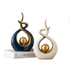 Abstract Sculpture Ceramic Statue Home Décor Figurines