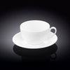 White 8 Oz | 250 Ml Tea Cup & Saucer