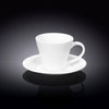 White 6 Oz | 180 Ml Tea Cup & Saucer