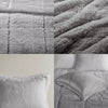 Brielle Ombre Shaggy Long Fur Comforter Mini Set