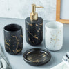 Ceramic imitation marble Bathroom Accessory Set