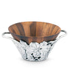 Magnolia Wood Tall Salad Bowl - Arthur Court