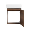 Bathroom Vanity With Single Sink,18 Inch For Small Bathroom,