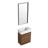 Bathroom Vanity With Single Sink,18 Inch For Small Bathroom,