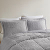 Brielle Ombre Shaggy Long Fur Comforter Mini Set