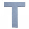 Blue Gingham Fabric Wall Letters