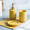 Ceramic imitation marble Bathroom Accessory Set