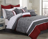 Comforter 7 Piece Set Sumatra King Charcoal