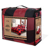 Comforter Bedding Set 3 Piece Buffalo Plaid Red/Black, King