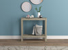 Console Sofa Table Dark Taupe 1 Shelf