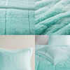 Brielle Ombre Shaggy Long Fur Comforter Mini Set