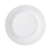 Dinnerware Set 12 Piece Plain White Round Rim, Service for 4