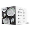 Dinnerware Set 16 Piece Porcelain, Service for 4