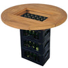 Beer Crate Tabletop Teak 27.6