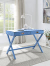 ACME Amenia Writing Desk, Blue Finish YF