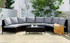 5 Pieces All-Weather PE Rattan Wicker Sofa Set