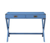 ACME Amenia Writing Desk, Blue Finish YF