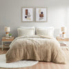 Brielle Ombre Shaggy Long Fur Comforter Mini Set