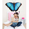 Electric Blue Butterfly Wall Decal (5 Sizes Available)