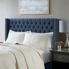 Amelia Upholstery Navy Headboard by Madison Park