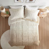 Brielle Ombre Shaggy Long Fur Comforter Mini Set