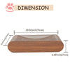 Fluffydream Cat Scratcher, Cardboard Lounge Bed, Bone Shape Design, Recyclable Corrugated Scratching Pad, Stable and Durable, Furniture Protector, Reversible, Wood