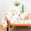 House This ® 100% Cotton Tablecloth, Gourmet Salad Design