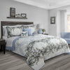 Quilt Bedding Set Woven 2 Piece Set Twin Forever Blue