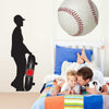 Skateboard Accent Silhouette Wall Decal (6 Sizes Available)