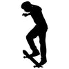 Skateboard Spacewalk Silhouette Wall Decal (6 Sizes Available)