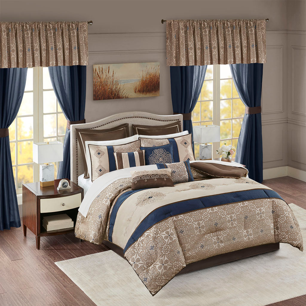 Madison Park Signature - Barely There Comforter Set - King - Natural